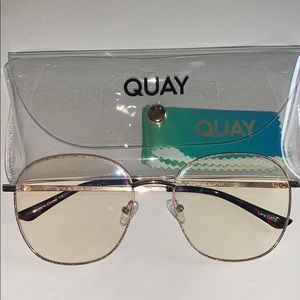 Quay Blue Light Blocking Oversized Glasses